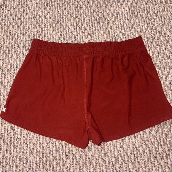 Vuori Women's Brick Red Athletic Shorts - Picture 7 of 8